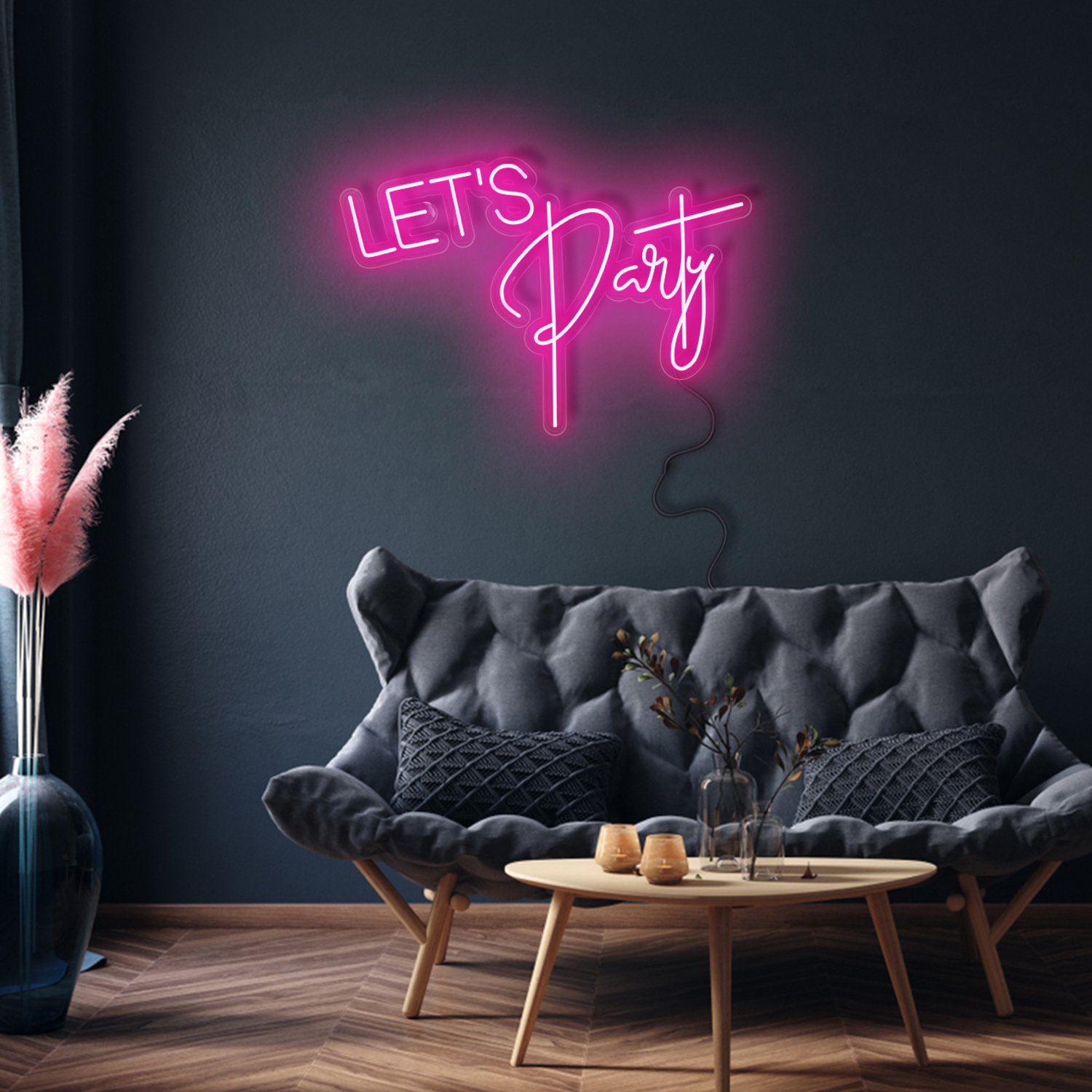 neon sign party