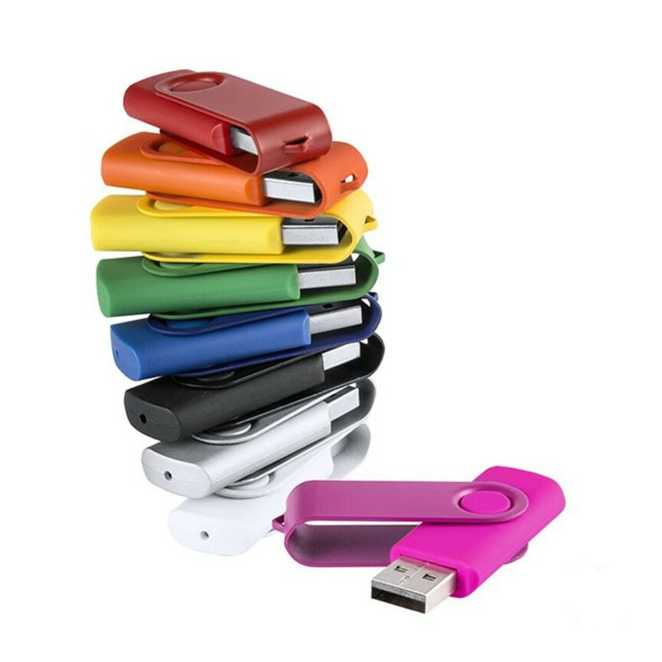 colorful pendrives