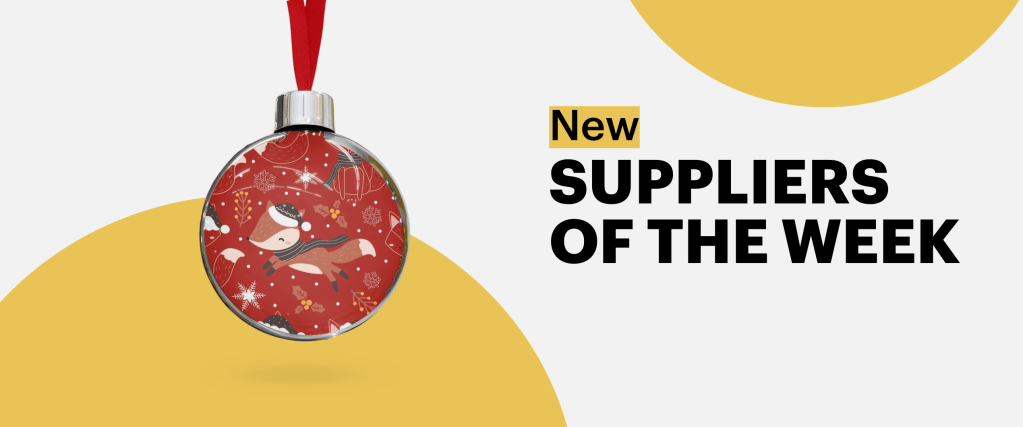 new suppliers 12 09