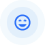 blue smile