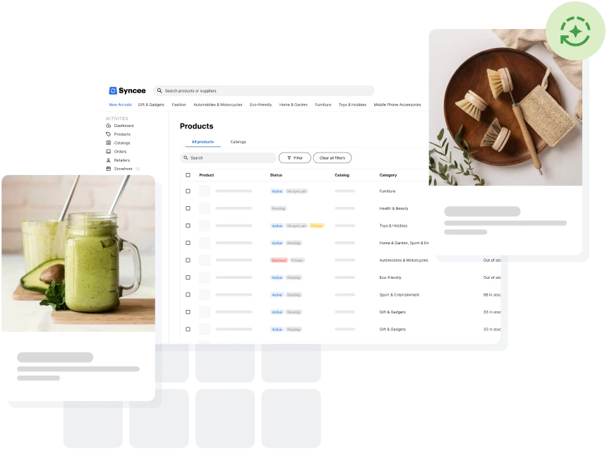 products syncee for suppliers